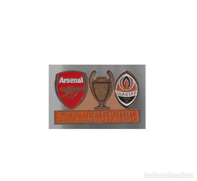 Sammelleidenschaft Sport: Football pin Arsenal London England - Shakhtar Donetsk Ukraine 2024-25 Champions League