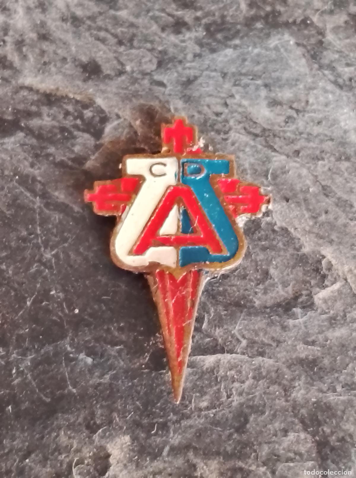 Sammelleidenschaft Sport: Pin antiguo futbol club deportivo areosa vigo rara insignia original a&ntilde;os 50/60 federaci&oacute;n gallega