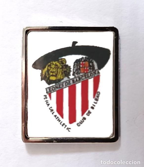 Collectionnisme sportif: PIN PE&Ntilde;A ATHLETIC LEONES DE BARCELONA