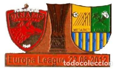 Sammelleidenschaft Sport: Badge Pin: UEFA Europa League 2012-13 FC Dinamo Bucuresti Romania - FC Metalist Kharkiv Ukraine