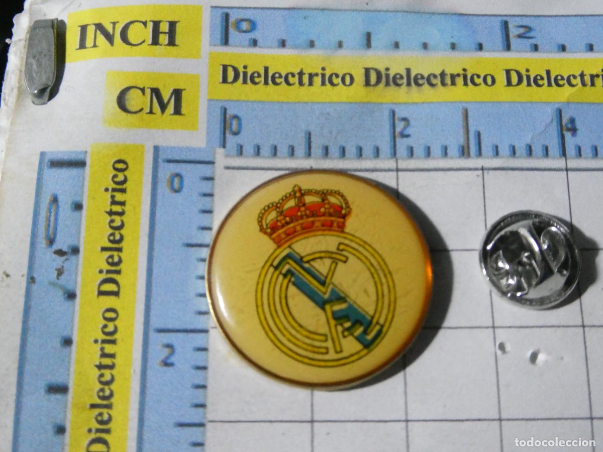 Collezionismo sportivo: PIN DE DEPORTES. F&Uacute;TBOL. REAL MADRID CF REDONDO GRANDE. ESCUDO EQUIPO