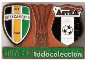 Sammelleidenschaft Sport: Badge Pin: UEFA Europa League 2017-18 FC Oleksandria Ukraine - FC Astra Giurgiu Romania