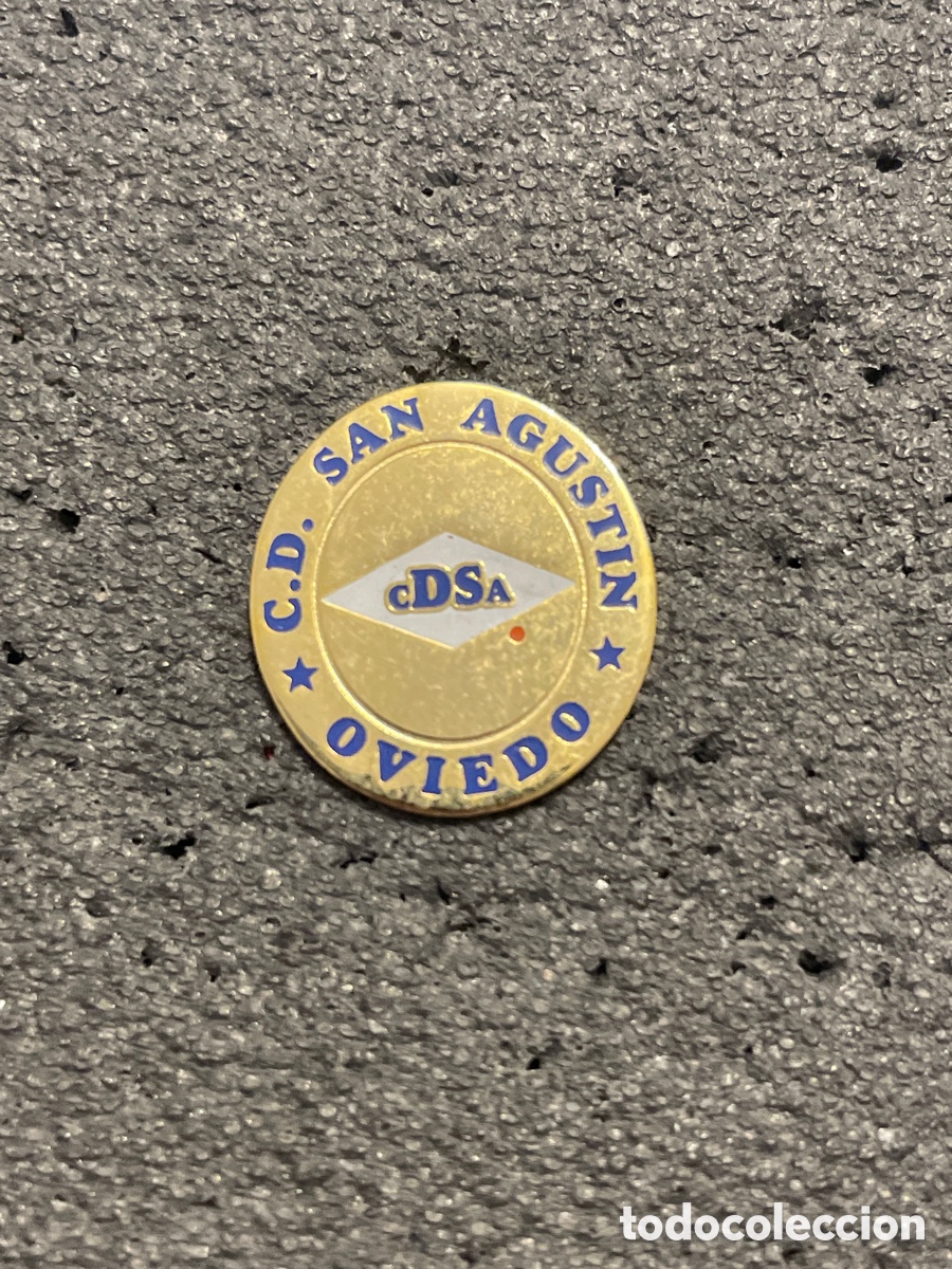 Coleccionismo deportivo: Pin 379 C.D. SAN AGUSTIN - Oviedo (Asturias)