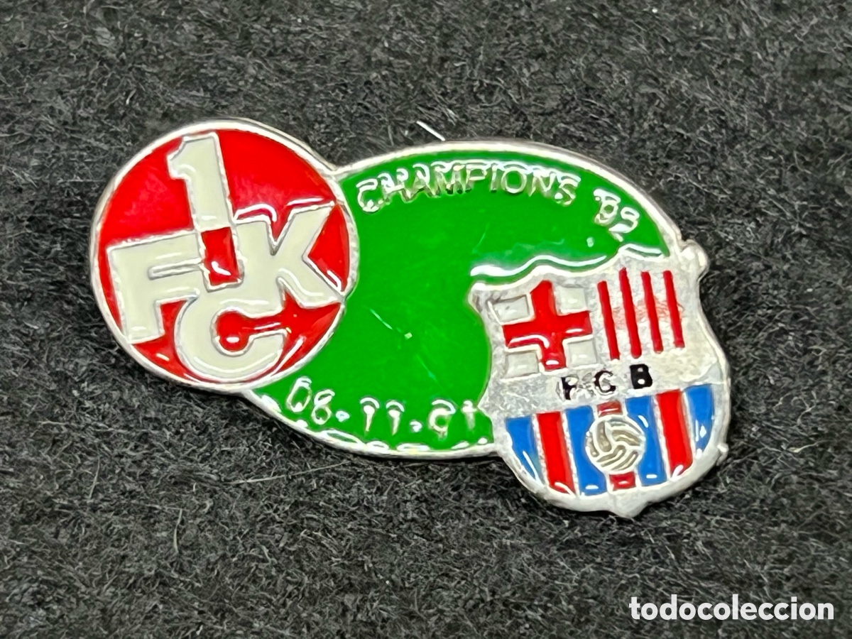 Sammelleidenschaft Sport: PIN KAISERLAUTERN FC BARCELONA COPA EUROPA 1991-1992 CHAMPIONS LEAGUE BAKERO BAR&Ccedil;A