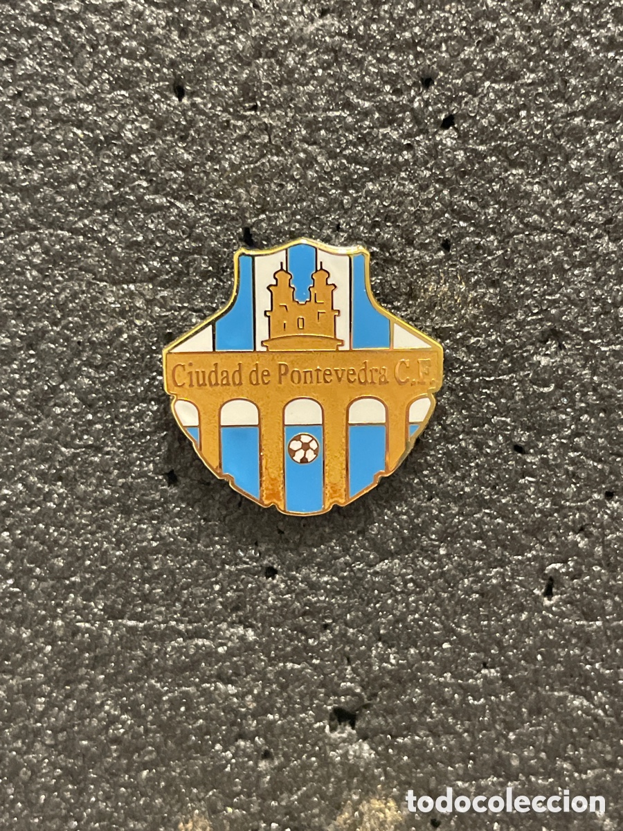Collezionismo sportivo: Pin 165 CIUDAD DE PONTEVEDRA C.F. - Pontevedra
