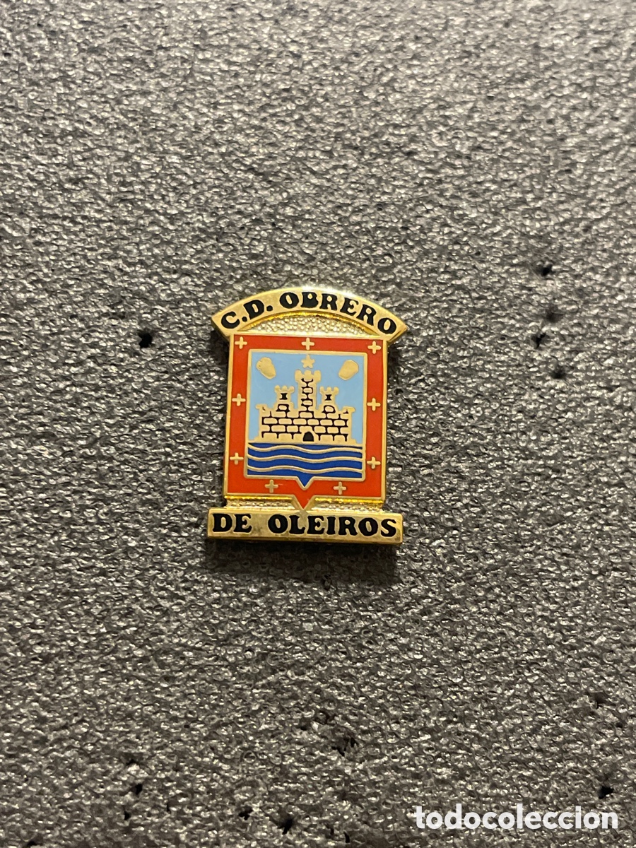 Collezionismo sportivo: Pin 184 C.D. OBRERO - Oleiros (La Coru&ntilde;a)