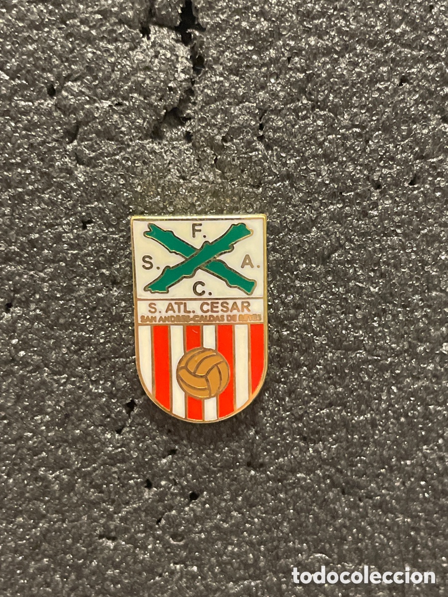 Collezionismo sportivo: Pin 332 SOCIEDAD ATLETICA C&Eacute;SAR - Caldas de Reyes (Pontevedra)