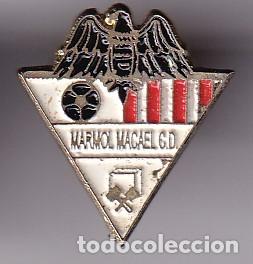 Collezionismo sportivo: PIN DEL CLUB DE FUTBOL MARMOL MACAEL (FOOTBALL)