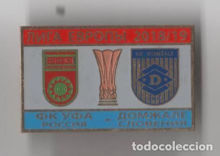 Collezionismo sportivo: Badge Pin: UEFA Europa League 2018-19 &rdquo; FK Ufa &rdquo; Russia - &rdquo; NK Domzale &rdquo; Slovenia
