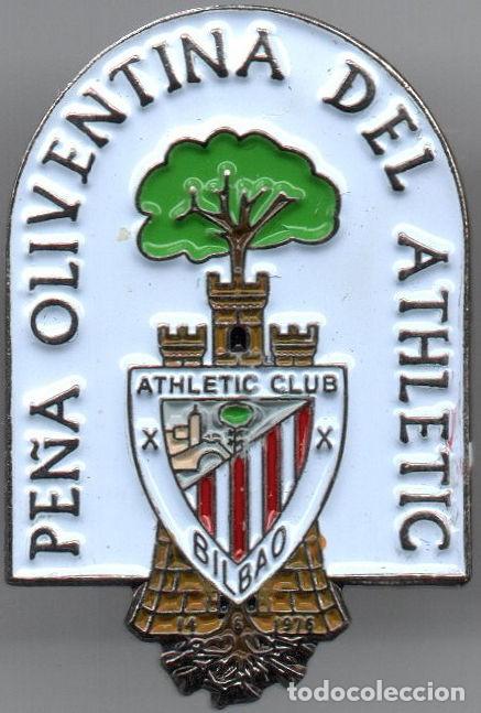 Collezionismo sportivo: PINS FUTBOL-PE&Ntilde;AS ATHLETIC-PE&Ntilde;A OLIVENTINA- OLOVIENZA