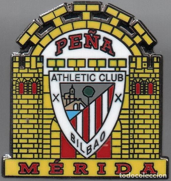 Collezionismo sportivo: PINS FUTBOL-PE&Ntilde;AS ATHLETIC-PE&Ntilde;A MERIDA-BADAJOZ