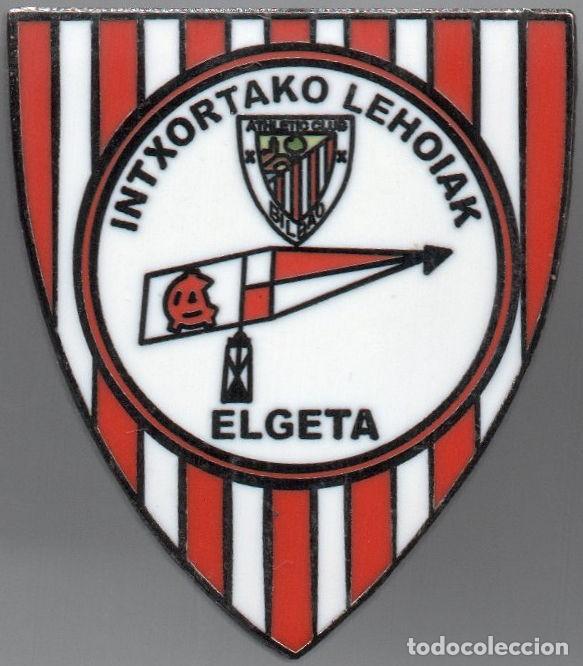 Collezionismo sportivo: PINS FUTBOL-PE&Ntilde;AS ATHLETIC-PE&Ntilde;A INTXORTAKO LEHOIAK-ELGETA-GIPUZKOA