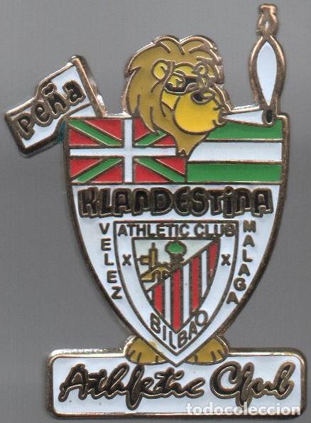 Collezionismo sportivo: PINS FUTBOL-PE&Ntilde;AS ATHLETIC-PE&Ntilde;A KLANDESTINA-VELEZ MALAGA