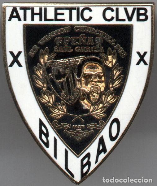 Collezionismo sportivo: PINS FUTBOL-PE&Ntilde;AS ATHLETIC-PE&Ntilde;A RAUL GARCIA