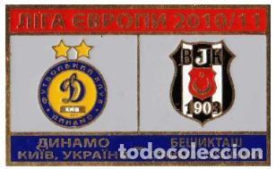 Collezionismo sportivo: Badge Pin: UEFA Europa League 2010-11 Dynamo Kyiv Ukraine - &rdquo; Besiktas JK &rdquo; Turkey