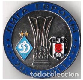 Collezionismo sportivo: Badge Pin: UEFA Europa League 2011-12 Dynamo Kyiv Ukraine - &rdquo; Besiktas JK &rdquo; Turkey