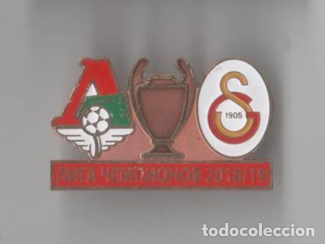 Collezionismo sportivo: Badge Pin: UEFA Champions League 2018-19 Lokomotiv Moscow Russia - &rdquo; Galatasaray SK &rdquo; Turkey