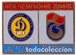 Collezionismo sportivo: Badge Pin: UEFA Champions League 2004-05 Dynamo Kyiv Ukraine - &rdquo; Trabzonspor &rdquo; Turkey