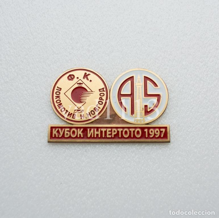 Collezionismo sportivo: Badge Pin: UEFA Cup Winners' Cup 1997-98 Lokomotiv Moscow Russia - &rdquo; Kocaelispor &rdquo; Turkey