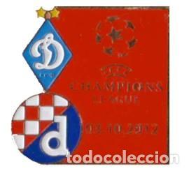 Collezionismo sportivo: Badge Pin : UEFA Champions League 2012-13 Dynamo Kyiv Ukraine - Dinamo Zagreb Croatia