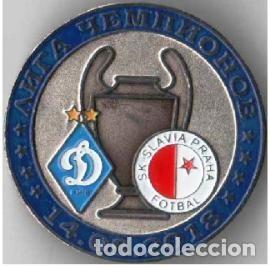 Collezionismo sportivo: Badge Pin: UEFA Europa League 2018-19 Zenit St. Peterburg Russia - SK Slavia Praha Czech Republic