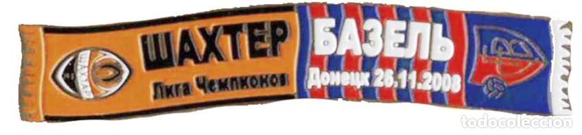 Sammelleidenschaft Sport: Badge Pin: UEFA Champions League 2008-09 Shakhtar Donetsk Ukraine - &rdquo; FC Basel 1893 &rdquo; Switzerland