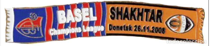 Sammelleidenschaft Sport: Badge Pin: UEFA Champions League 2008-09 &rdquo; FC Basel 1893 &rdquo; Switzerland - Shakhtar Donetsk Ukraine