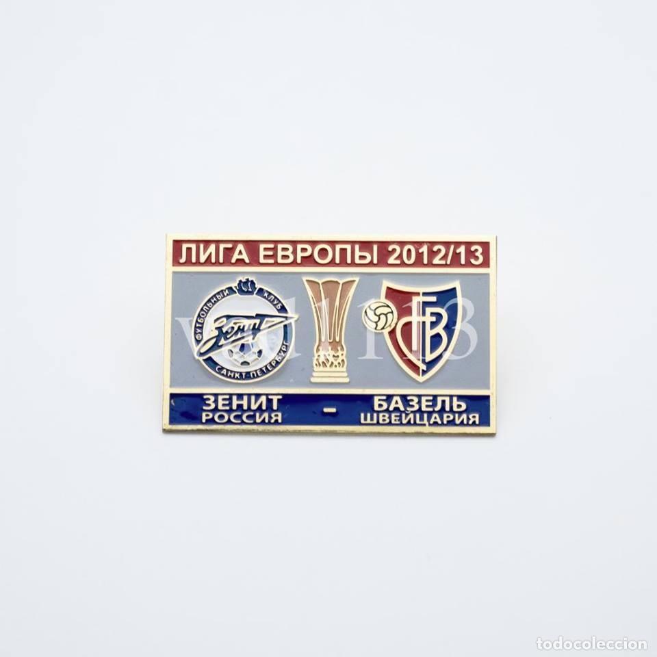 Sammelleidenschaft Sport: Badge Pin: UEFA Europa League 2012-13 FC Zenit St. Peterburg Russia - &rdquo; FC Basel 1893 &rdquo; Switzerland