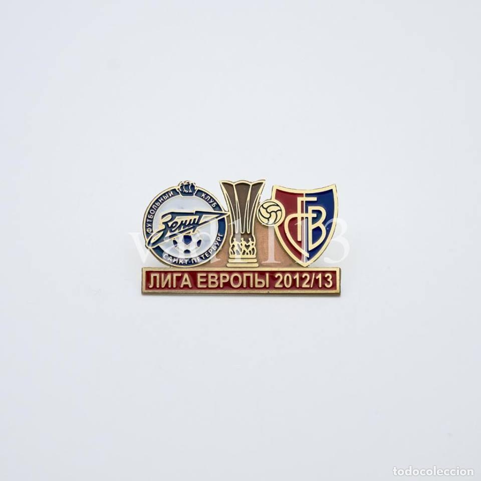 Sammelleidenschaft Sport: Badge Pin: UEFA Europa League 2012-13 FC Zenit St. Peterburg Russia - &rdquo; FC Basel 1893 &rdquo; Switzerland