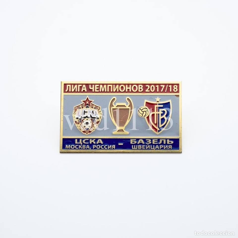 Sammelleidenschaft Sport: Badge Pin: UEFA Europa League 2017-18 PFK CSKA Moscow Russia - &rdquo; FC Basel 1893 &rdquo; Switzerland
