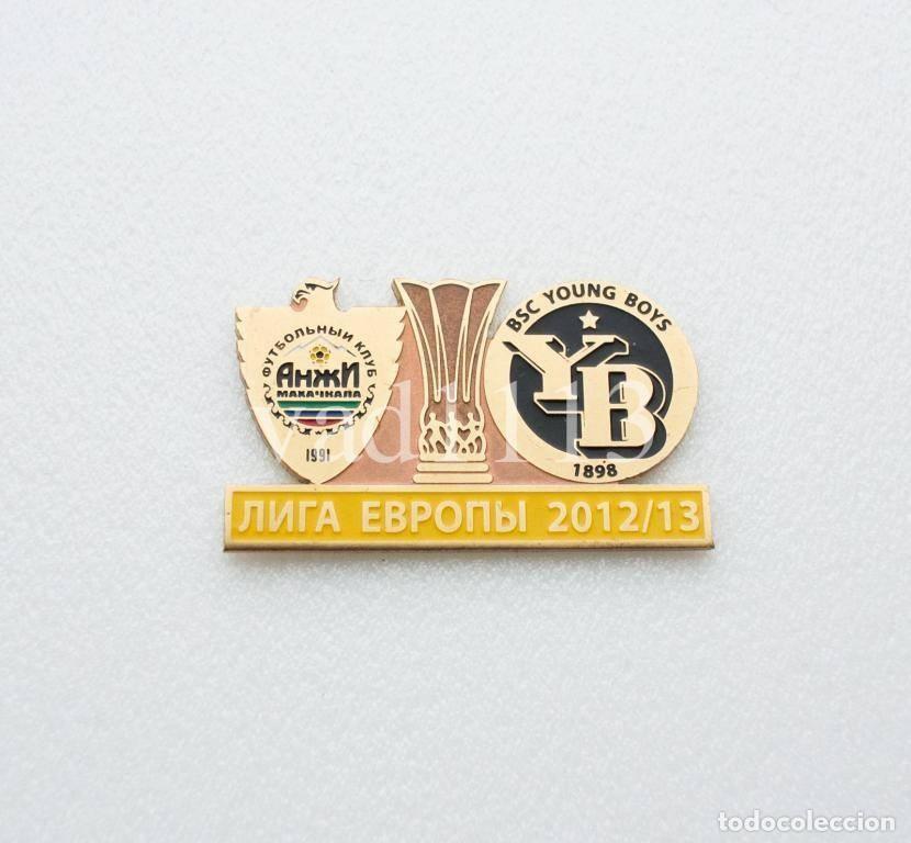 Sammelleidenschaft Sport: Badge Pin: UEFA Europa League 2012-13 FK Anzhi Makhachkala Russia - &rdquo; BSC Young Boys &rdquo; Switzerland