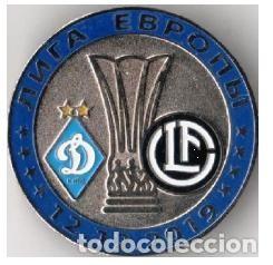 Collezionismo sportivo: Badge Pin: UEFA Europa League 2019-20 &rdquo; FC Dynamo Kyiv &rdquo; Ukraine - &rdquo; FC Lugano &rdquo; Switzerland