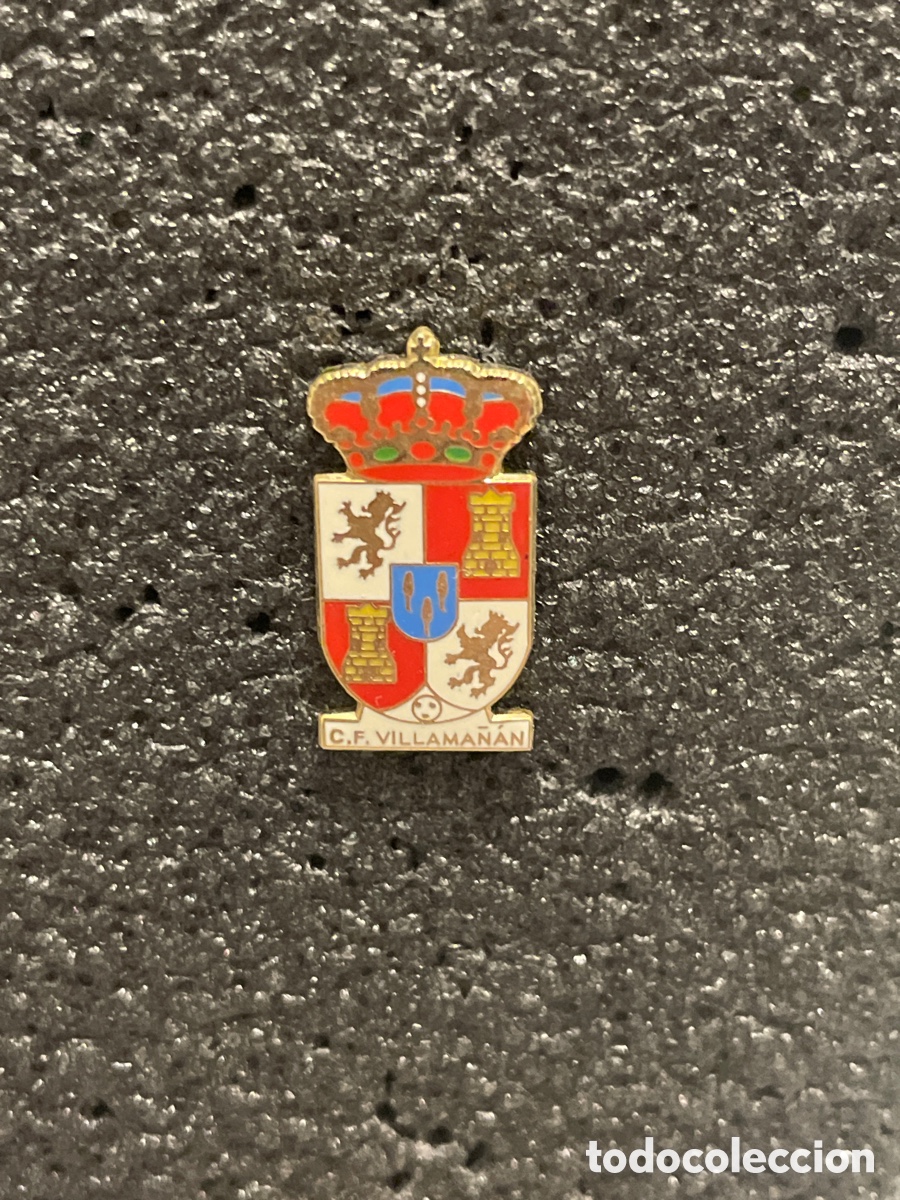 Collezionismo sportivo: Pin 359 C.F. VILLAMA&Ntilde;AN - Villama&ntilde;an (Leon)