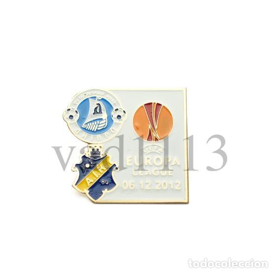 Collezionismo sportivo: Badge Pin: UEFA Europa League 2012-13 Dnipro Ukraine - AIK Sweden