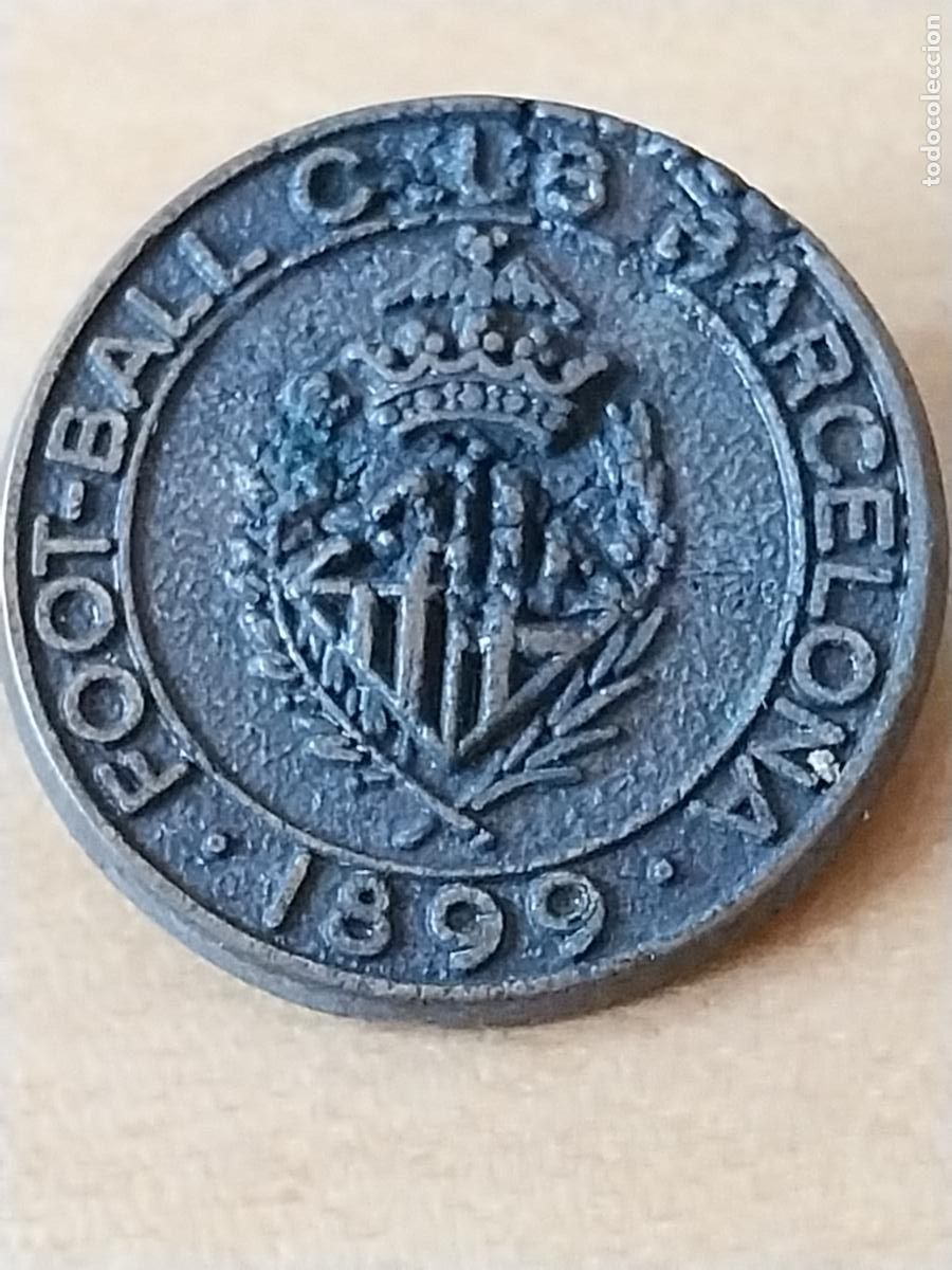 Collezionismo sportivo: FUTBOL CLUB BARCELONA 1899 PIN PINCHO 2,8CM ALTO METAL OSCURECIDO PINCHO RECORTADO VER FOTO
