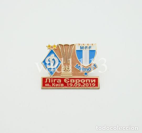 Collezionismo sportivo: Badge Pin: UEFA Europa League 2019-20 &rdquo; FC Dynamo Kyiv &rdquo; Ukraine - &rdquo; Malm&ouml; FF &rdquo; Sweden