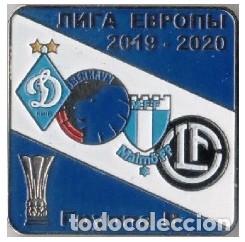 Collezionismo sportivo: Badge Pin: UEFA Champions League 2019-20 Group B :Copenhagen, Dynamo Kyiv, Malm&ouml; FF, Lugano