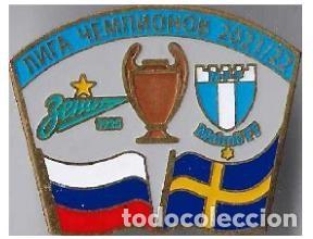 Collezionismo sportivo: Badge Pin: UEFA Champions League 2021-22 FC Zenit St. Peterburg - Malm&ouml; FF