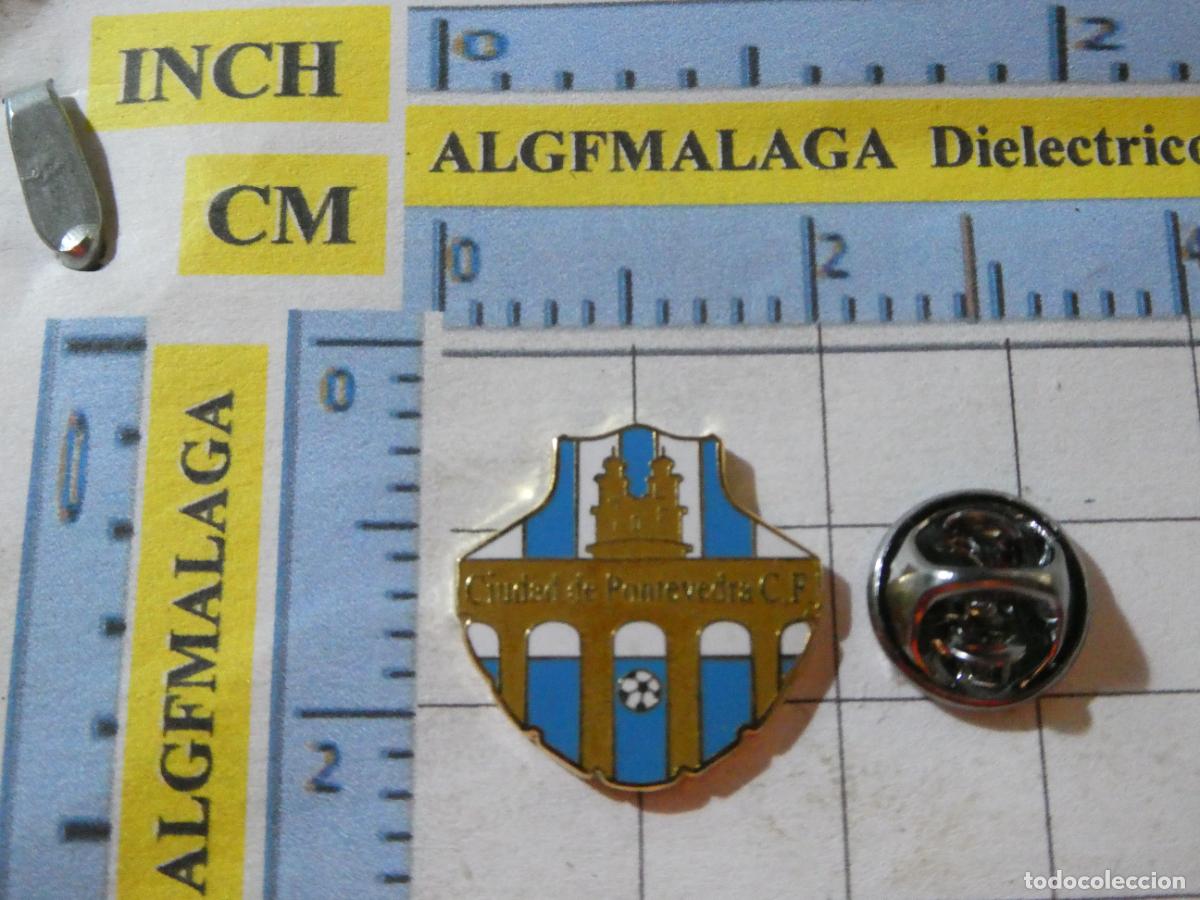 Collezionismo sportivo: PIN DE DEPORTES. F&Uacute;TBOL. CIUDAD DE PONTEVEDRA CF. ESCUDO EQUIPO