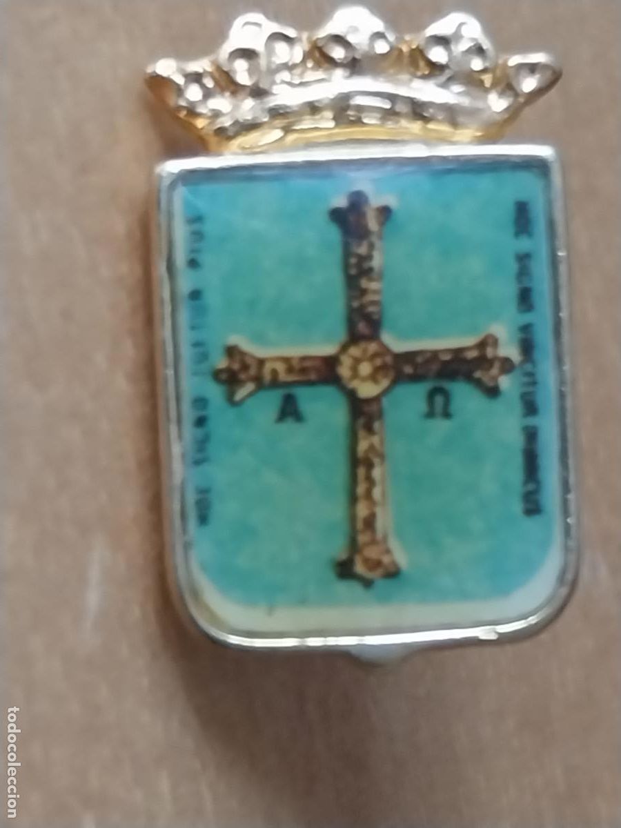 Collezionismo sportivo: ASTURIAS ESCUDO PIN PINCHO GOTA 1,6 CM ALTO