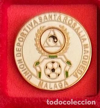 Collectionnisme sportif: Pin de futbol del Club UD Santa Rosalia Maqueda Malaga