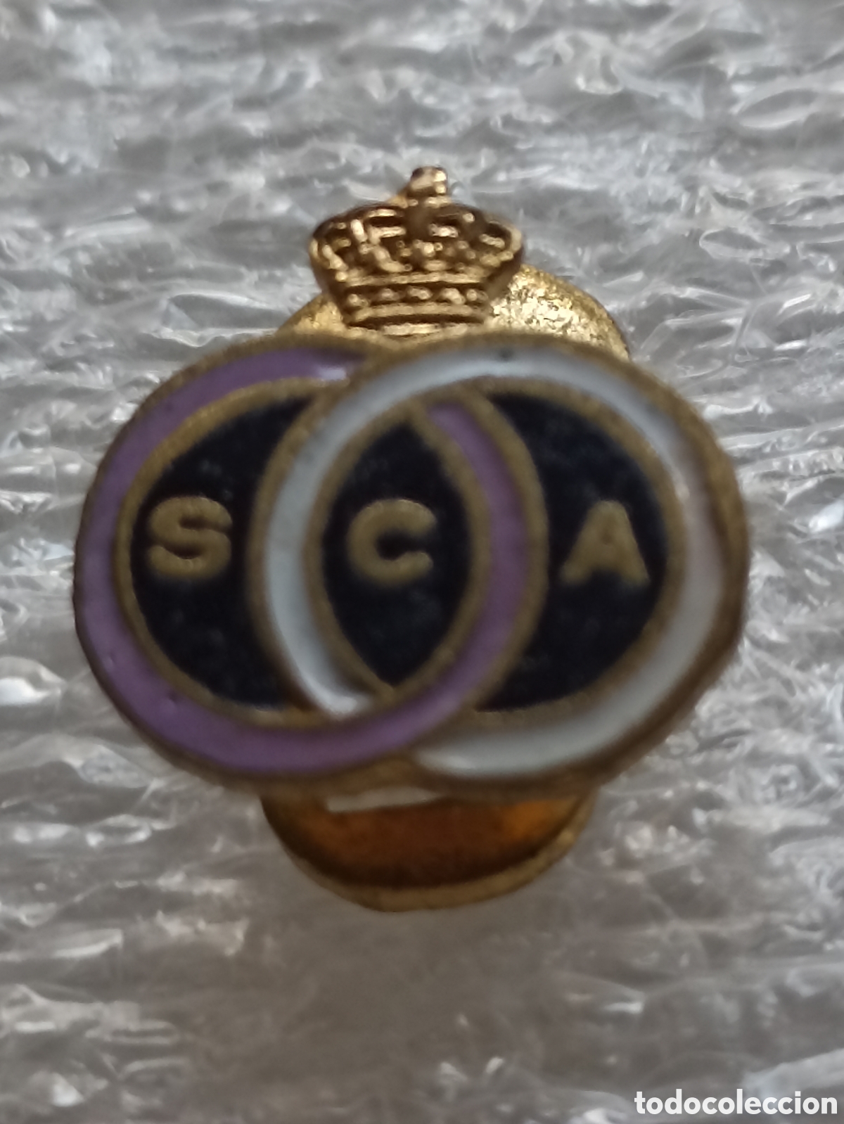 Collectionnisme sportif: PIN F&Uacute;TBOL OJAL, S C. ANDERLECH, B&Eacute;LGICA