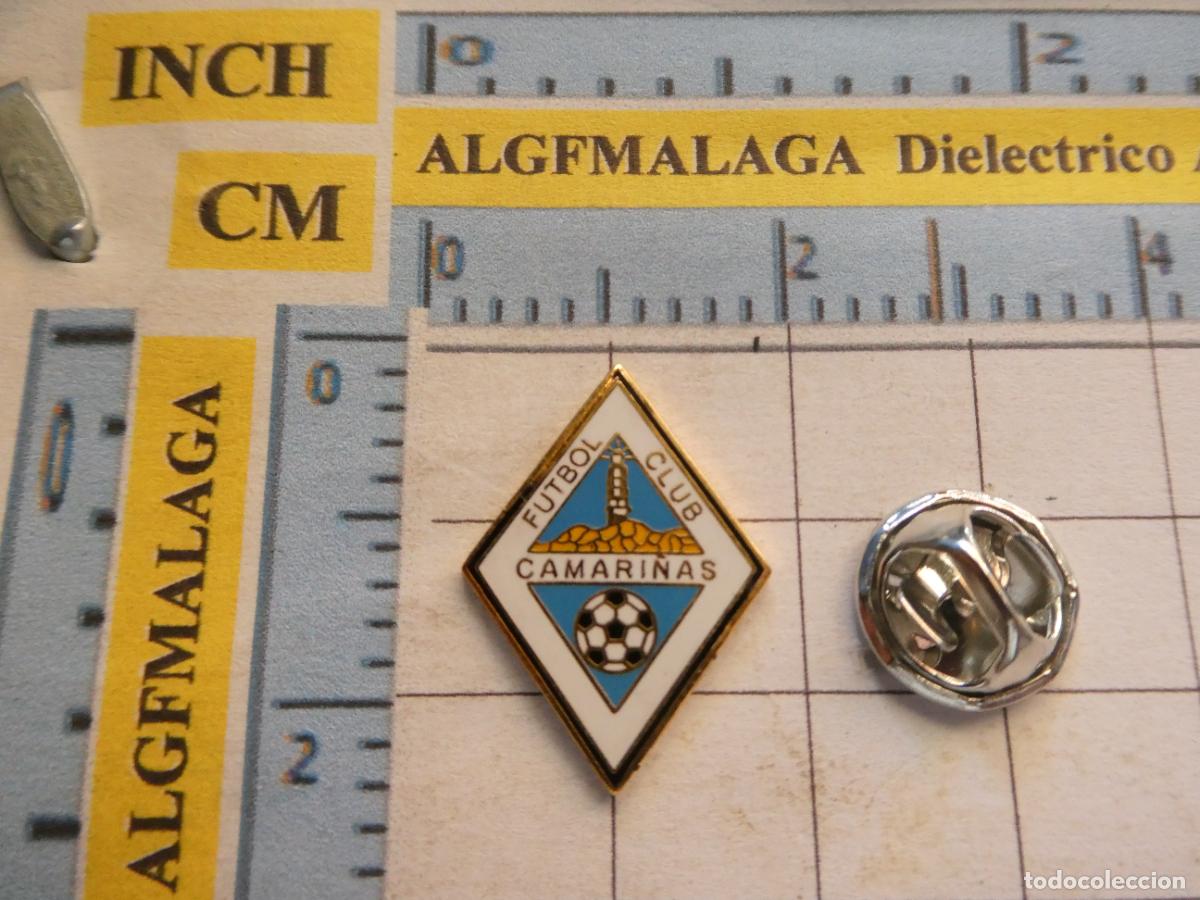 Collezionismo sportivo: PIN DE DEPORTES. F&Uacute;TBOL. FC CAMARI&Ntilde;AS, CORU&Ntilde;A. ESCUDO EQUIPO