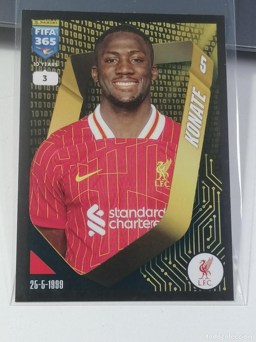 Sammelleidenschaft Sport: 79 IBRAHIMA KONATE LIVERPOOL UEFA CHAMPIONS LEAGUE STICKER TOPPS 2024-25 FIFA 365
