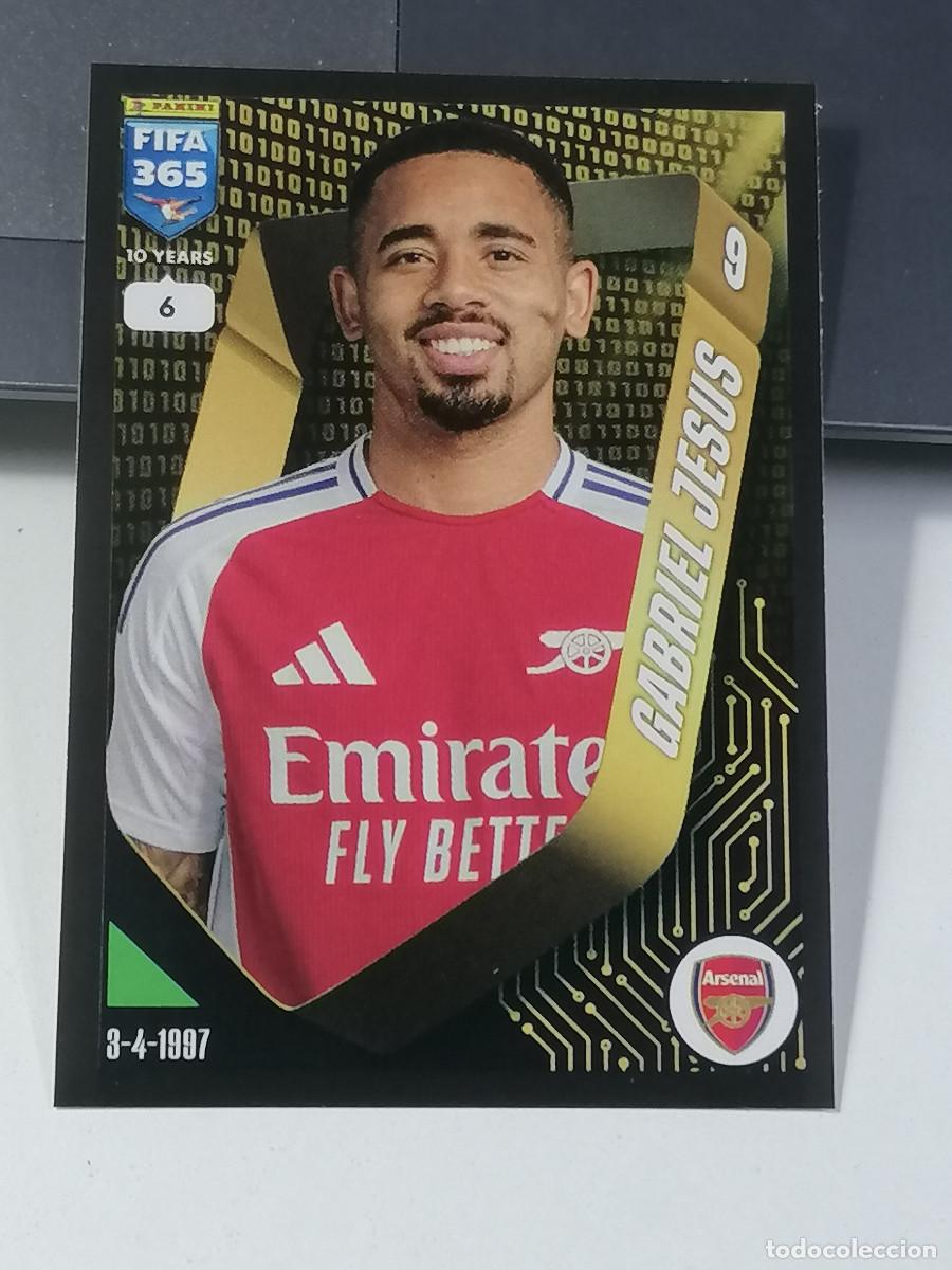 Sammelleidenschaft Sport: 75 GABRIEL JESUS LIVERPOOL UEFA CHAMPIONS LEAGUE STICKER TOPPS 2024-25 FIFA 365