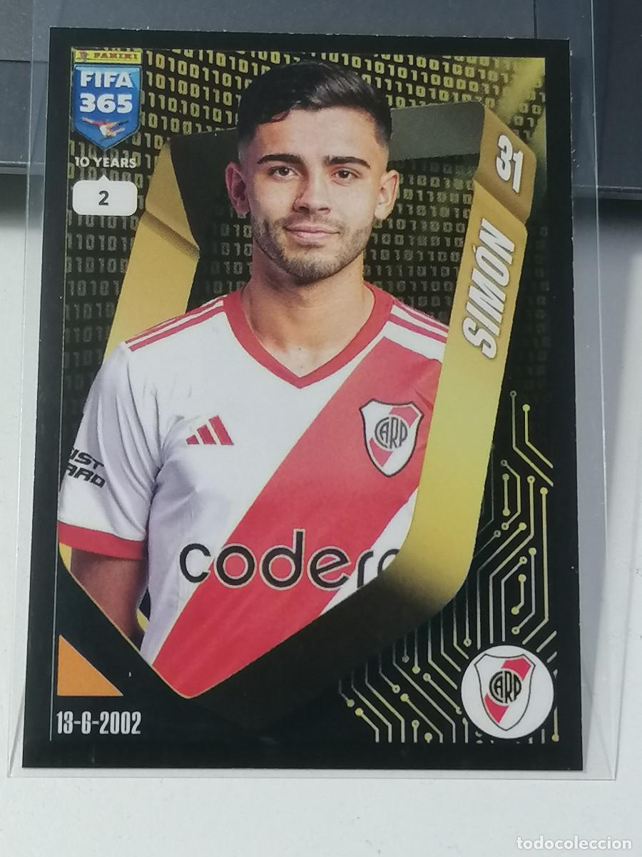 Sammelleidenschaft Sport: 35 SANTIAGO SIMON RIVER PLATE UEFA CHAMPIONS LEAGUE STICKER TOPPS 2024-25 FIFA 365