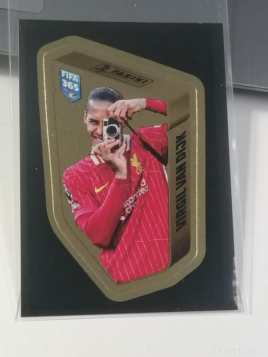 Sammelleidenschaft Sport: VVD VIRGIL VAN DIJK LIVERPOOL MY GOLDEN TEAM UEFA CHAMPIONS LEAGUE STICKER TOPPS 2024-25 FIFA 365