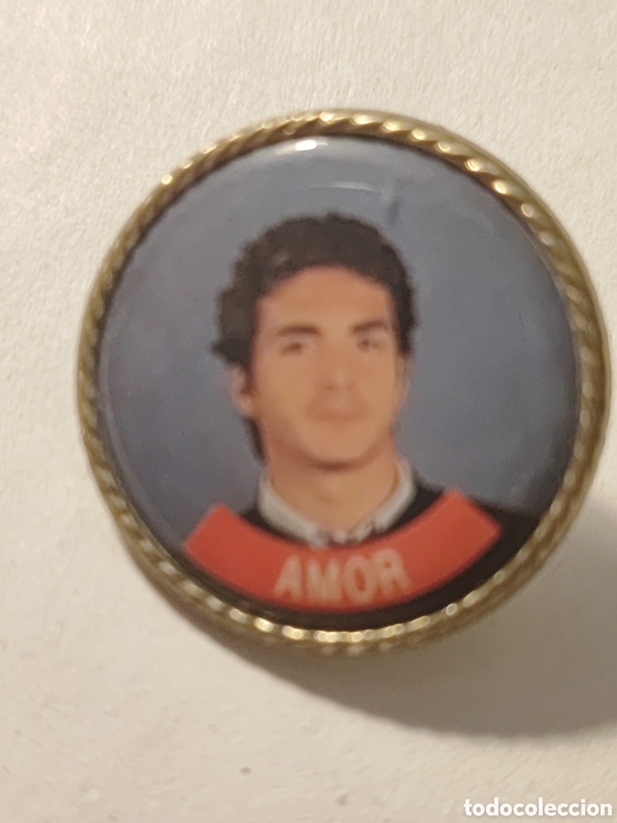Sammelleidenschaft Sport: PIN AMOR JUGADOR FUTBOL