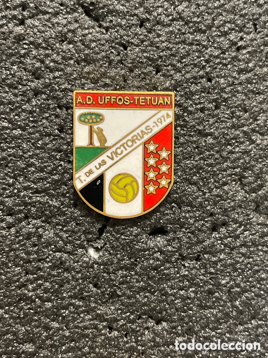 Colecionismo desportivo: Pin 279 A.D. UFFOS TETUAN - Madrid