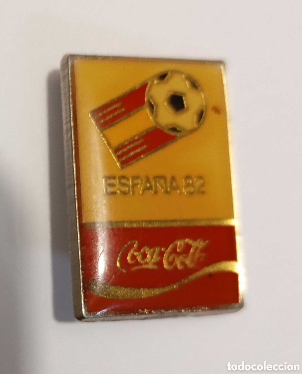 Collectionnisme sportif: Pin de alfiler coca Copa Mundial Espa&ntilde;a 82